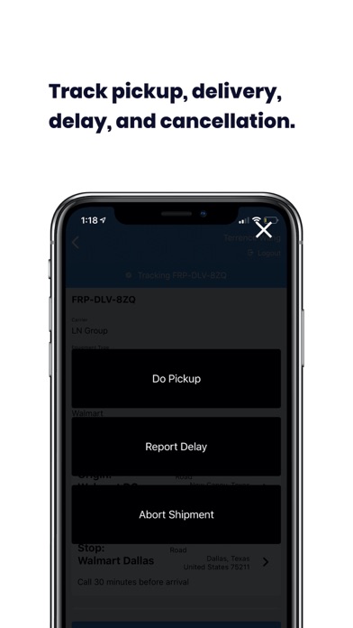 FreightPath Driver App screenshot 2