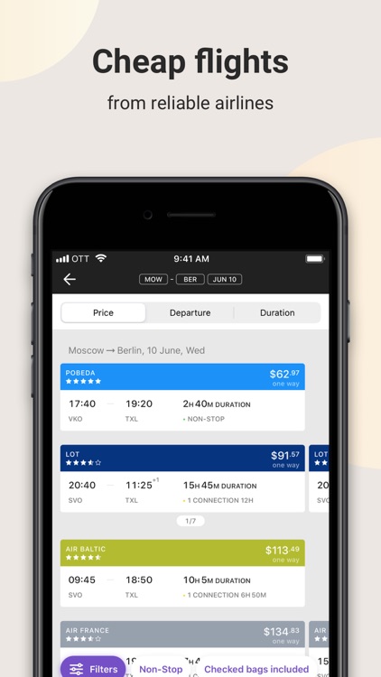 OneTwoTrip: Hotels and Flights screenshot-1