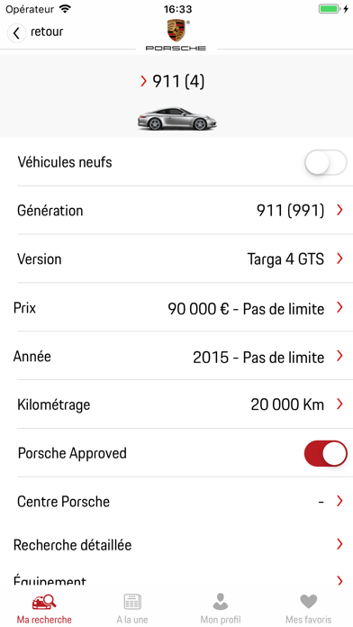 Screenshot #2 pour Porsche Occasions