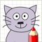 With this creative drawing game you can learn to draw 24 various cat characters