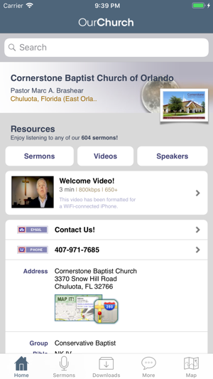 Cornerstone Baptist of Orlando(圖1)-速報App