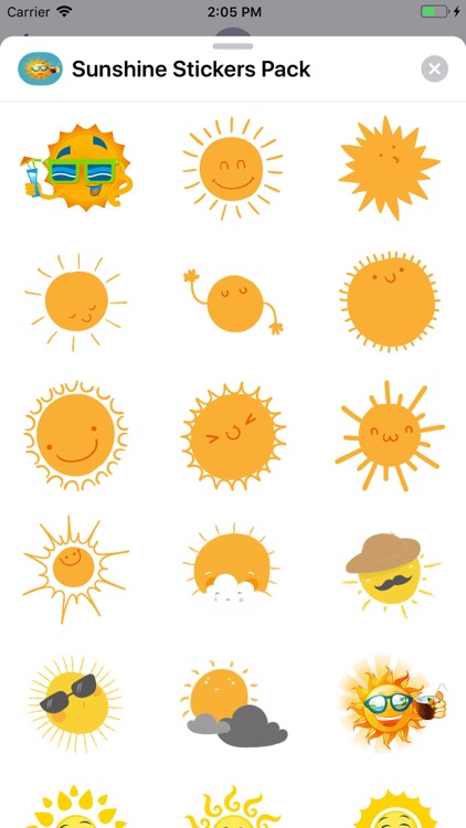 Sunshine Stickers Pack