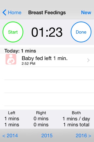 Baby Loggy - newborn care log screenshot 3