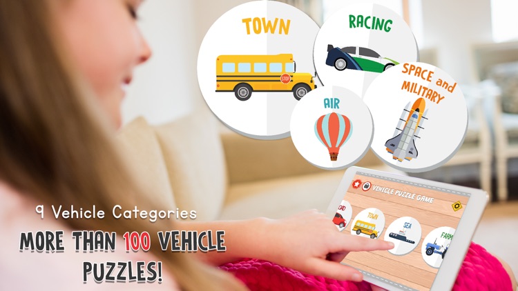 Puzzle Games for Kids: Vehicle