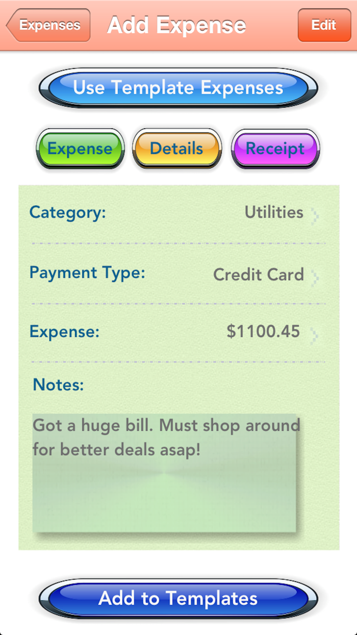 My Expense Tracker Diary  GPS