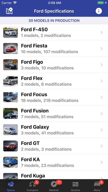 Ford Specs ◆ screenshot-9