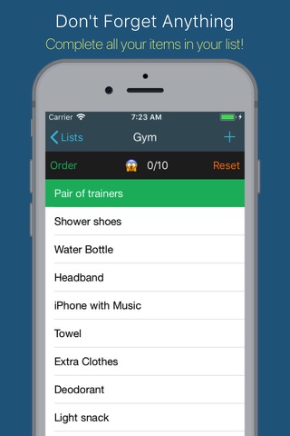Verified - The Checklist App - náhled