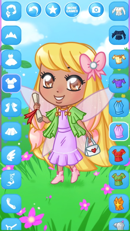 Chibi Angel Dress Up - Girls