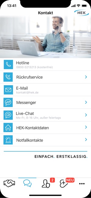Hek Service App Im App Store