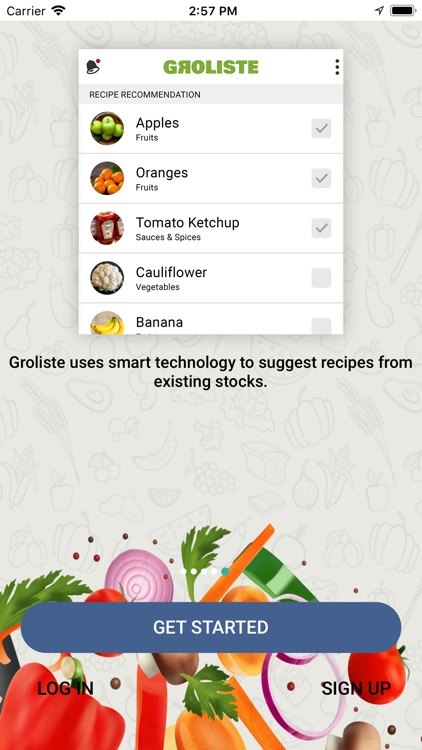 Groliste - Smart Grocery List