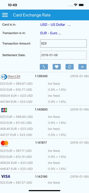 Credit Card Exchange Rate(圖2)-速報App