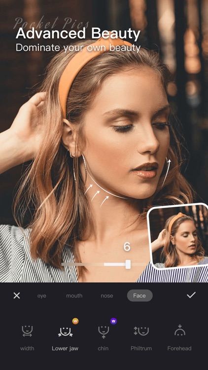 PocketPics- Hair & Face Editor screenshot-5