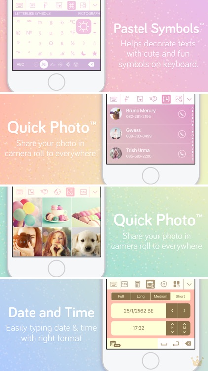 Pastel Keyboard Themes Color screenshot-6