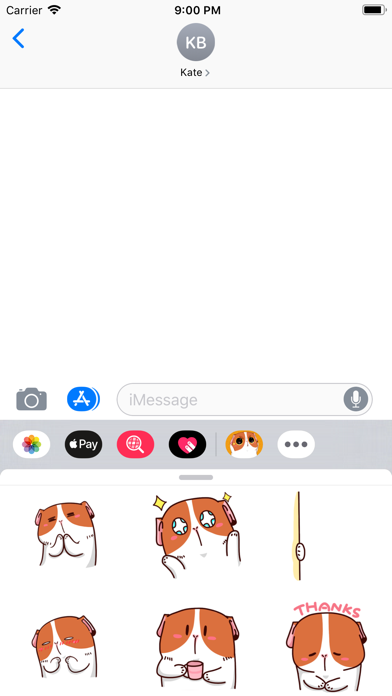 Lovely Cavy Animated Stickers screenshot 2
