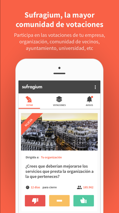 How to cancel & delete Sufragium, ¡tu voto cuenta! from iphone & ipad 1