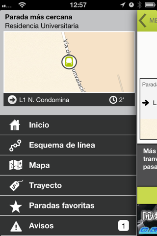 TDM App Tranvía de Murcia screenshot 2
