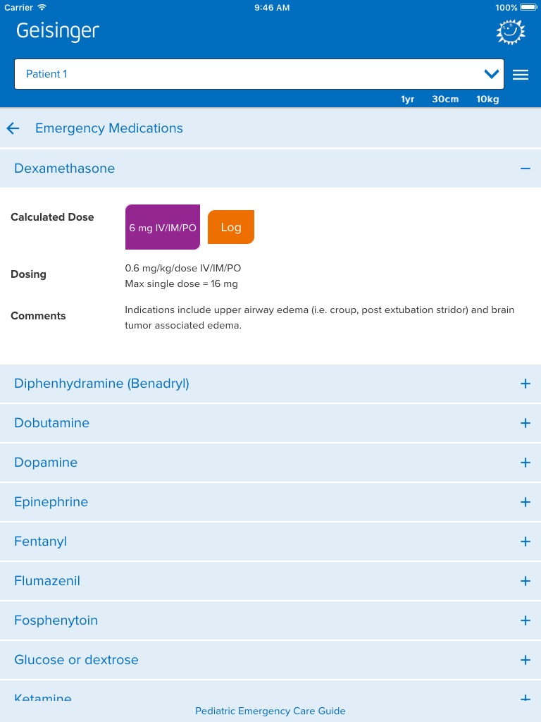 Geisinger Peds Emergency Guide screenshot 3