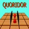 Quoridor is played on a game board of 81 square spaces (9x9)