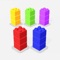 Sort the cubes in the correct order and win