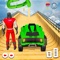 Are you ready for the brand new concept of stunts and racing on impossible mega ramp stunts 3d tracks with superheroes