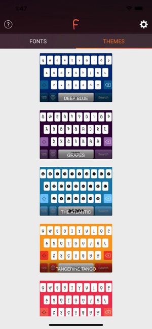 Cool Fonts & Keyboard Themes(圖9)-速報App