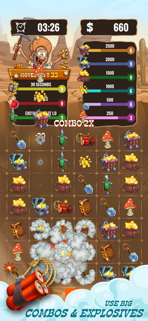 Gold Miner & Match 3 Tycoon(圖5)-速報App