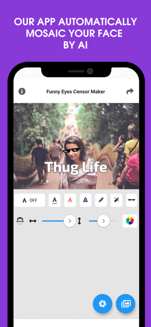 Funny Eyes Censor Maker(圖3)-速報App