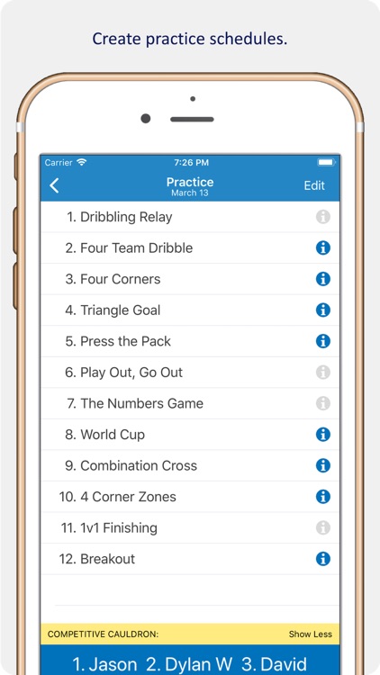 Soccer Drill Down