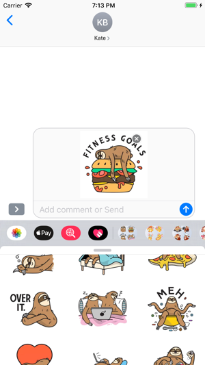 SlothMoji - Sloth Stickers(圖4)-速報App