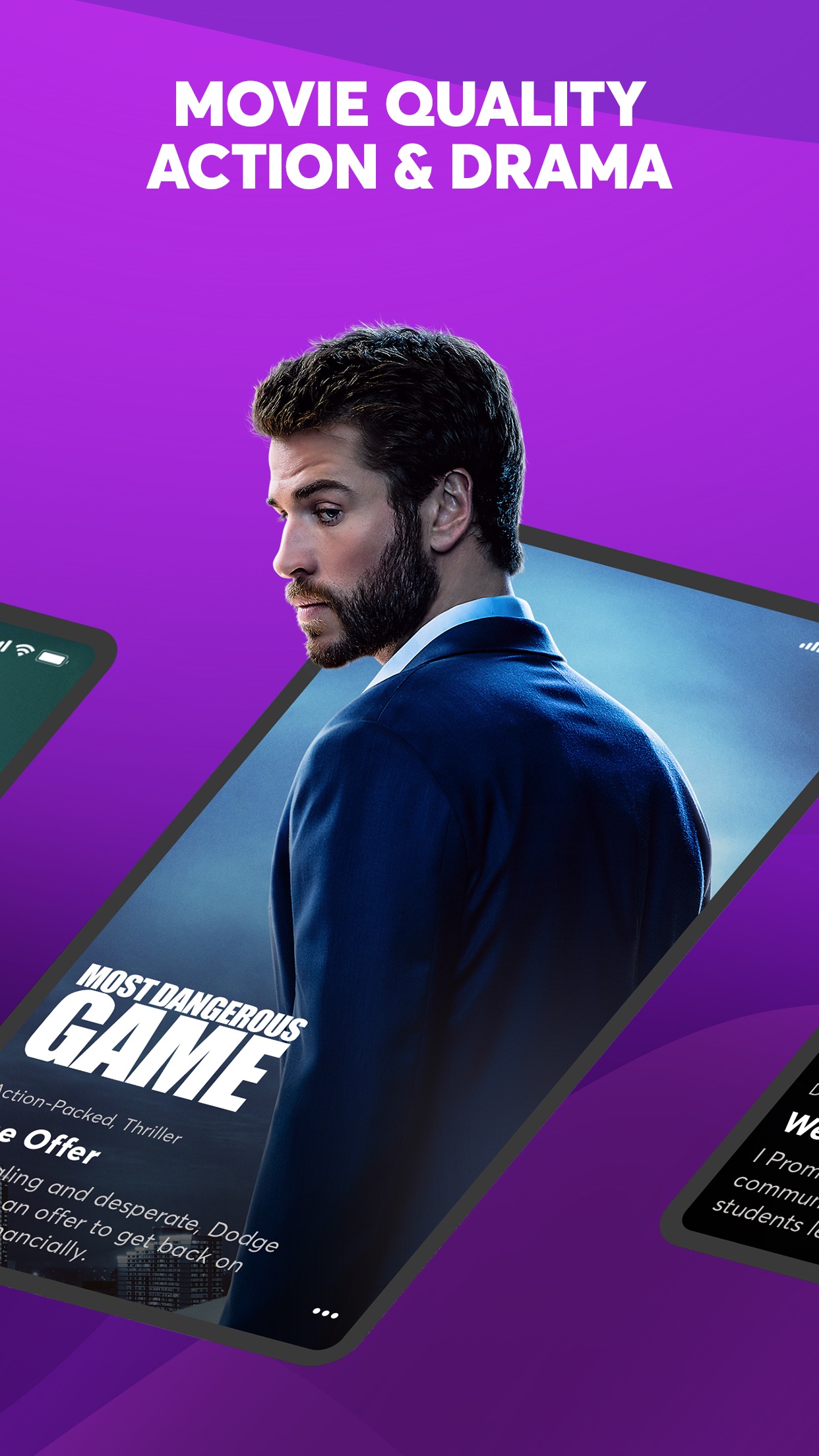Screenshot do app Quibi: All New Original Shows