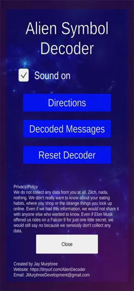 Game screenshot Alien Symbol Decoder hack