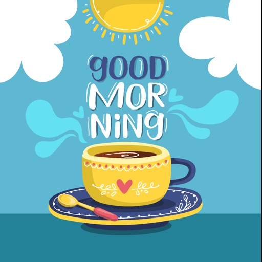 Good Morning Coffee Stickers by Arti Sharma