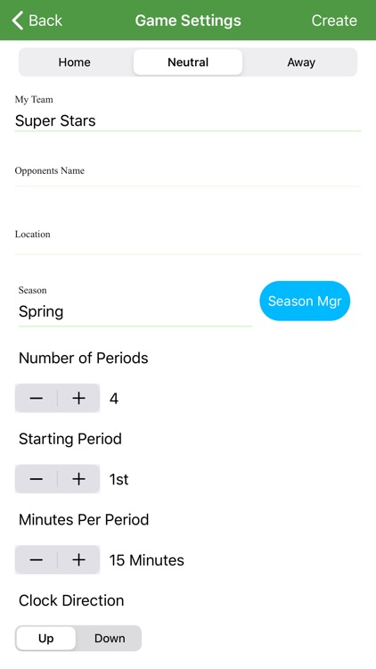 Lacrosse Stat Recorder 3000 screenshot-4