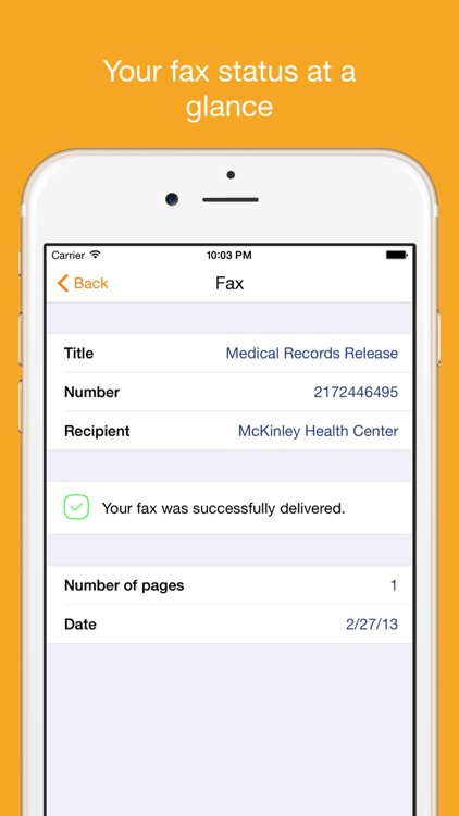 Genius Fax - Fax PDF documents screenshot-3