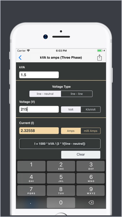 Electrical Calculator screenshot-5