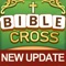Bible Word Crossy is a free Bible verse collection puzzle game that unlocks Bible verses by finding relevant words in the level