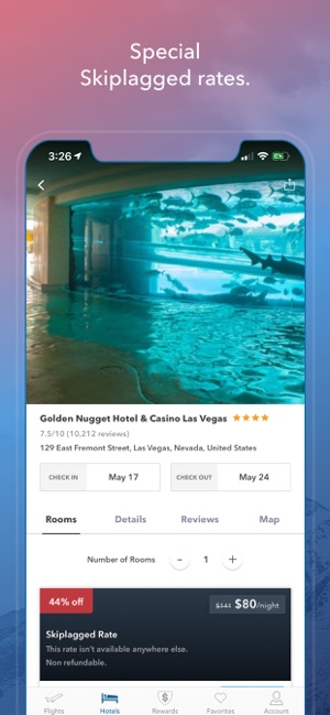 Skiplagged — Flights & Hotels(圖6)-速報App