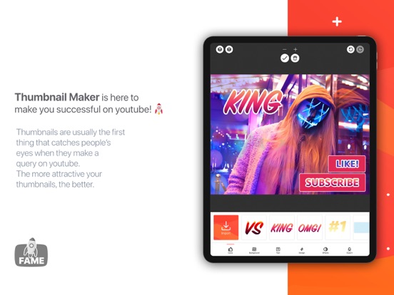 Fame - YT Thumbnail Maker Screenshots