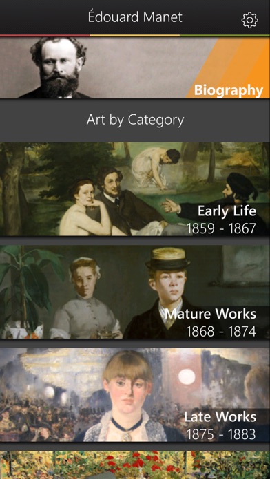 How to cancel & delete Manet Artwork: Virtual Art Gallery from iphone & ipad 2