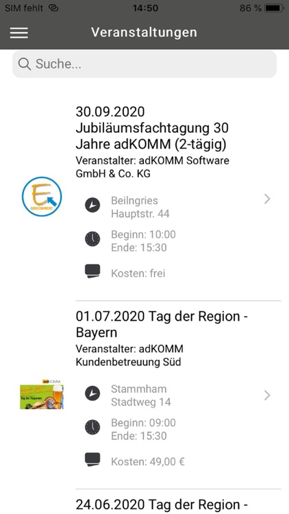 Meine Gemeinde App