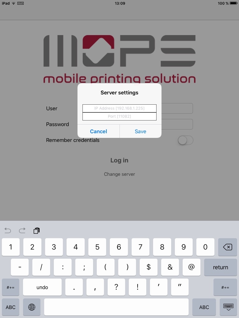 Mobile Printing Solution MOPS screenshot 4