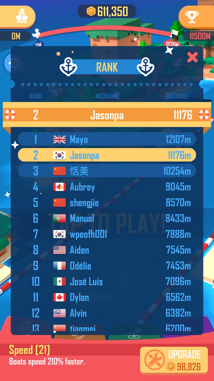 Jump Rider: Crazy Boat Hack screenshot 5 - iOS game interface