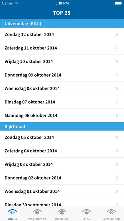 SKO Kijkcijfer-App