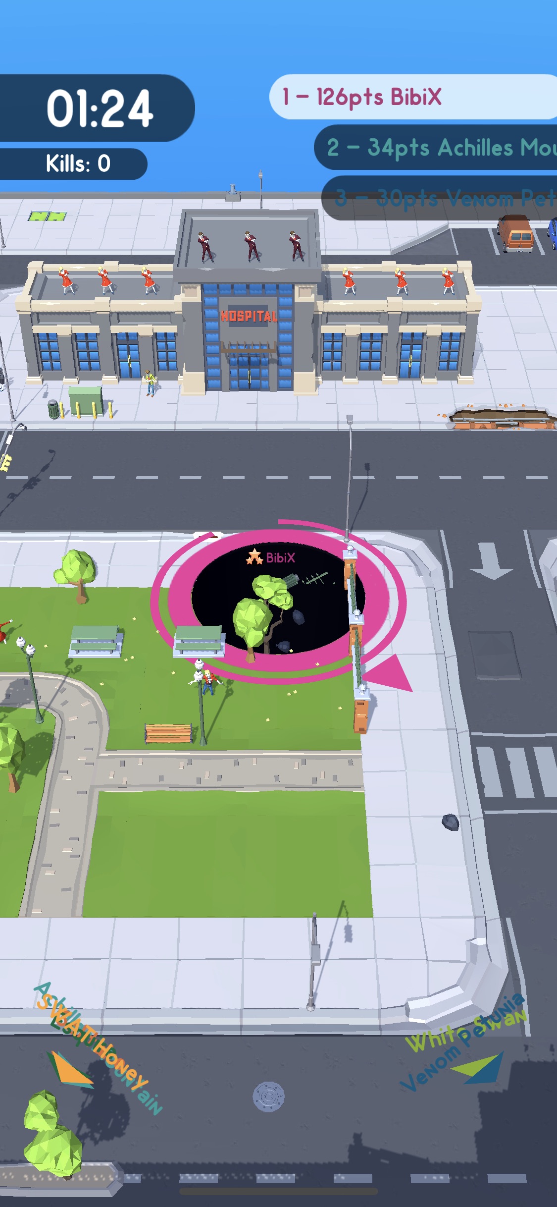 Screenshot do app Hole.io