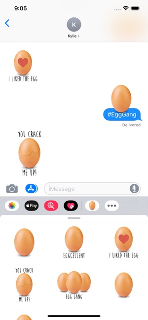 Egg Emoji Animated Stickers