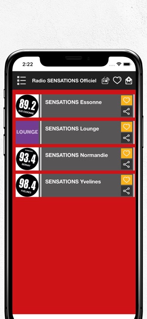 Radio SENSATIONS Officiel(圖3)-速報App