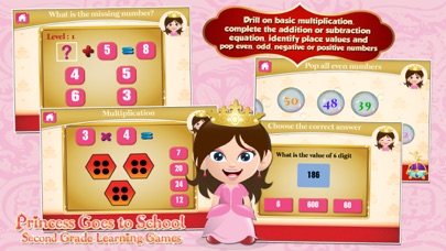 How to cancel & delete Princess Grade 2 School Games from iphone & ipad 2