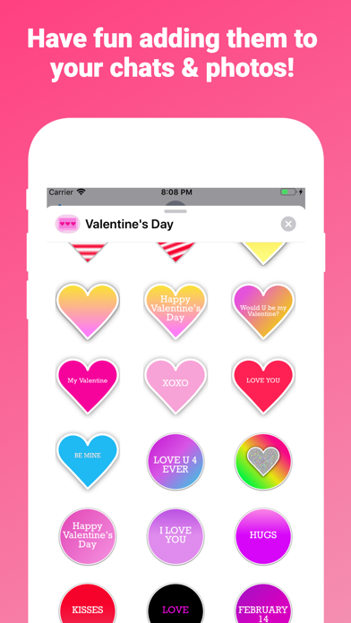 Valentine’s Day Stickers screenshot 3
