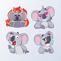 KoalaMoji - Koala Stickers