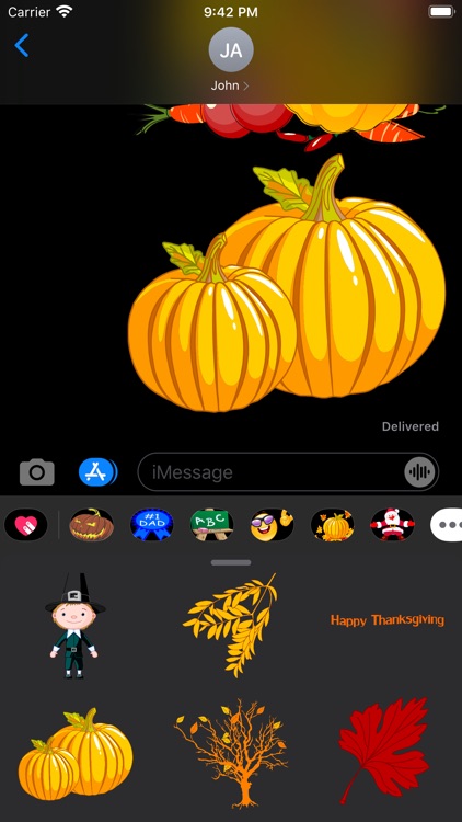 Thanksgiving Stickers & Emojis